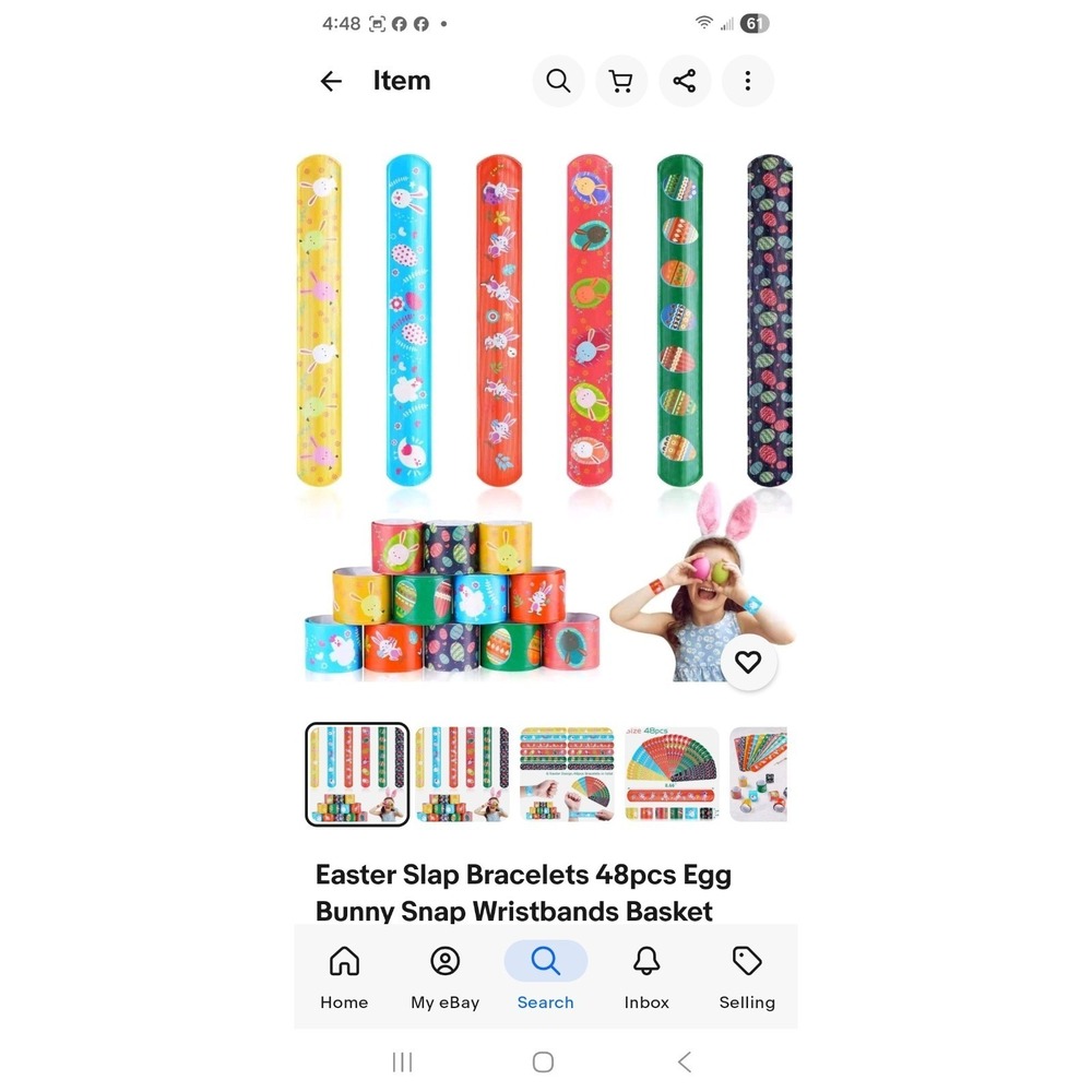 Easter Slap Bracelets 150pcs Egg Chick Snap Wristbands Basket Stuffers